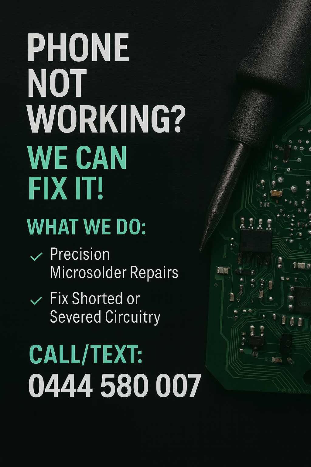 micro solder phone repair 